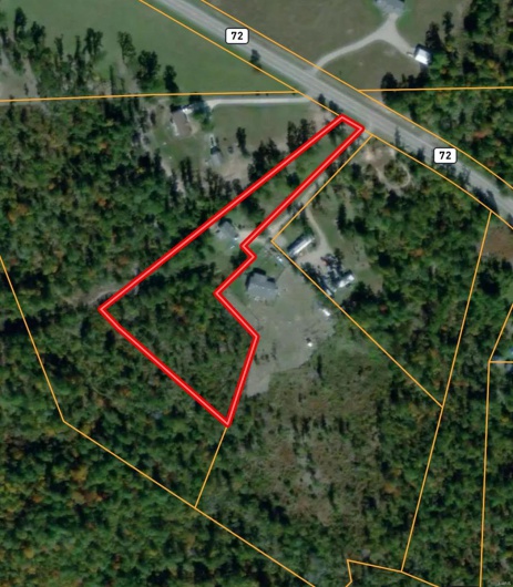 Property boundry lines.