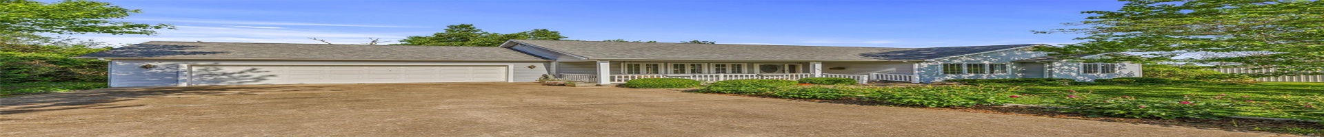Residential For Sale Ranch-style home featuring a porch, a garage, a shingled roof, and concrete driveway