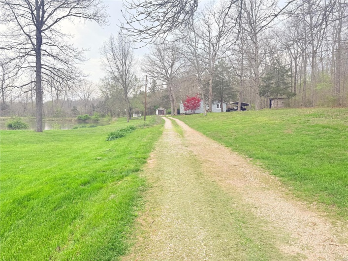 View of road with driveway