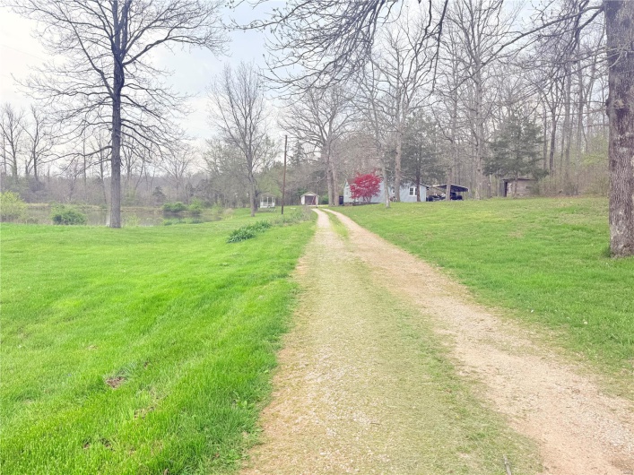 View of road with driveway