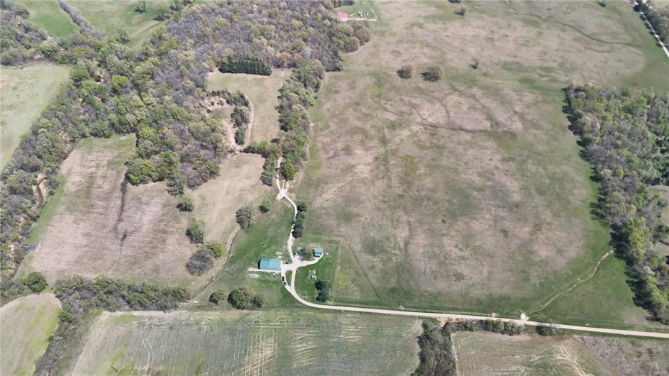 Bird's eye view with a rural view