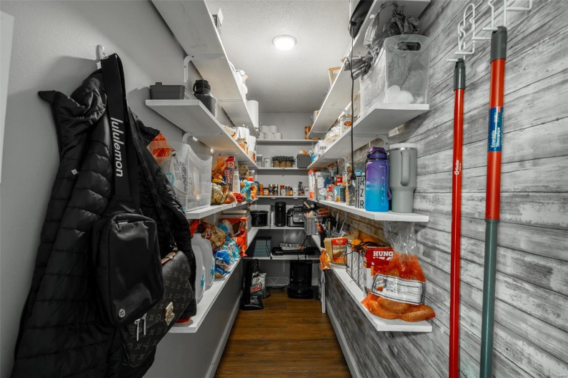 View of storage area