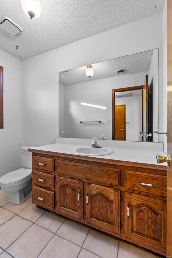 Large half bath off main floor laundry/mud room