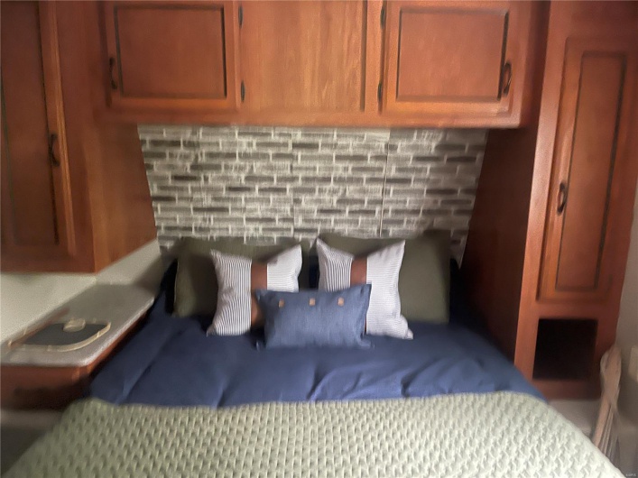 Interior details featuring decorative backsplash