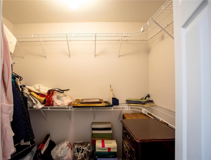 View of spacious closet