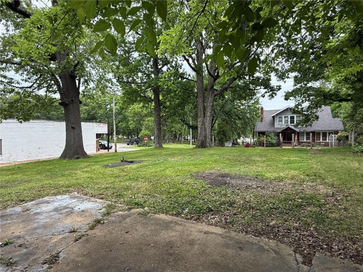 View of green lawn