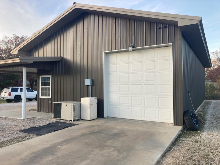 Garage side door