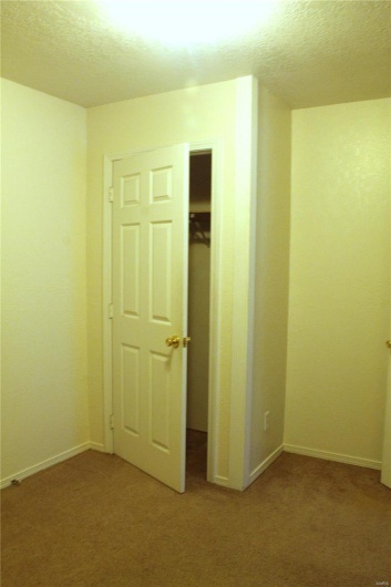 Unfurnished bedroom featuring light colored carpet, a closet, a textured ceiling, and baseboards