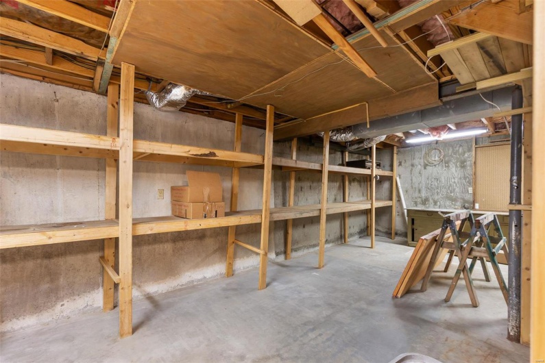View of basement