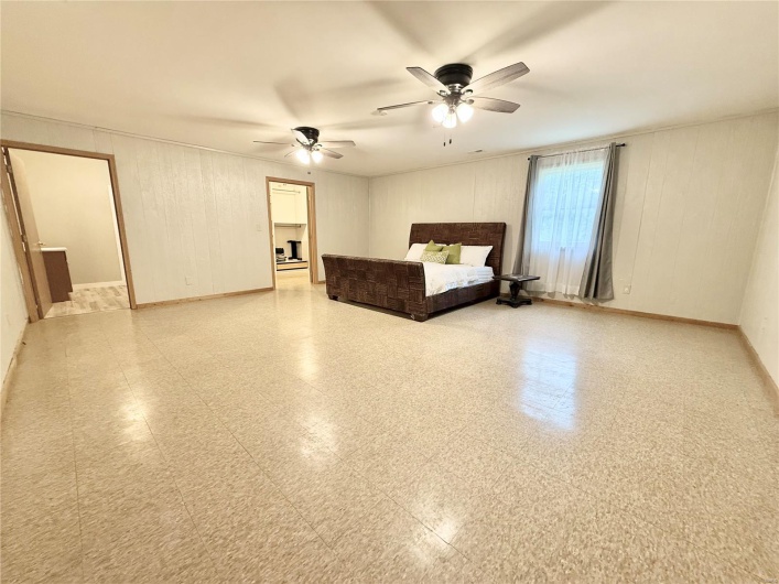 huge bedroom
