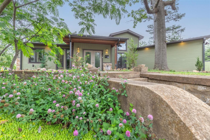 View of front of home with french doors