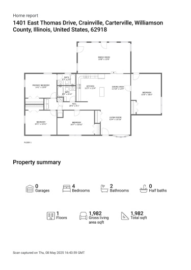 1401 THOMAS Street, Carterville, Illinois 62918, 4 Bedrooms Bedrooms, 0 ,2 BathroomsBathrooms,Residential,For Sale,THOMAS,0,RMAQC4263177