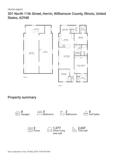 301 11TH Street, Herrin, Illinois 62948, 3 Bedrooms Bedrooms, 0 ,2 BathroomsBathrooms,Residential,For Sale,11TH,0,RMAQC4262970