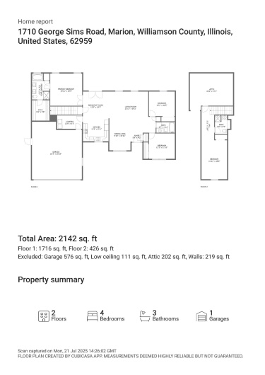1710 George Sims Road, Marion, Illinois 62959, 4 Bedrooms Bedrooms, 0 ,3 BathroomsBathrooms,Residential,For Sale,George Sims,0,RMAEB458968