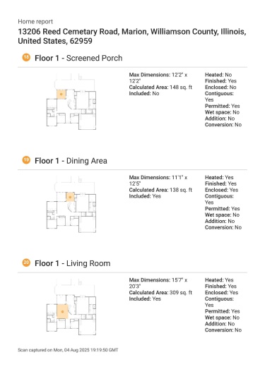 13206 Reed Cemetery Road, Marion, Illinois 62959, 4 Bedrooms Bedrooms, 0 ,2 BathroomsBathrooms,Residential,For Sale,Reed Cemetery,0,RMAQC4266035
