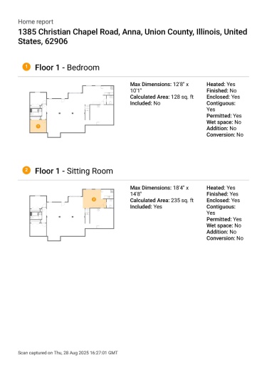 1385 Christian Chapel Road, Anna, Illinois 62906, 5 Bedrooms Bedrooms, 0 ,3 BathroomsBathrooms,Residential,For Sale,Christian Chapel,0,RMAQC4266653