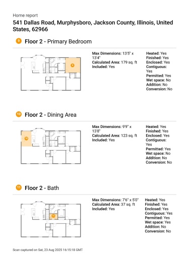 541 DALLAS Road, Murphysboro, Illinois 62966, 3 Bedrooms Bedrooms, 0 ,2 BathroomsBathrooms,Residential,For Sale,DALLAS,0,RMAEB459428